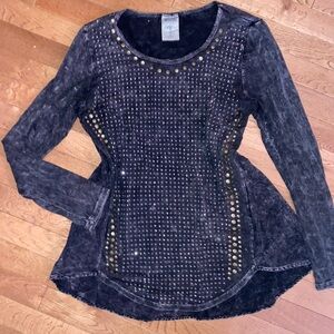 vintage rhinestone long sleeve